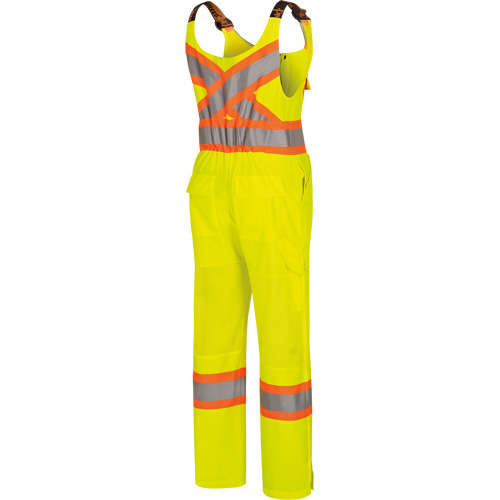 6000W Combinaison de s&eacute;curit&eacute; routi&egrave;re haute visibilit&eacute; pour femmes, Polyester, T-petit, Jaune lime haute visibilit&eacute; Nuna Depot Inc.