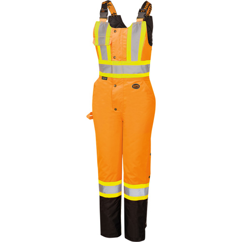 5040BBW Combinaison de s&eacute;curit&eacute; imperm&eacute;able haute visibilit&eacute; pour femmes, Polyester, T-petit, Noir/Orange haute visibilit&eacute; Nuna Depot Inc.
