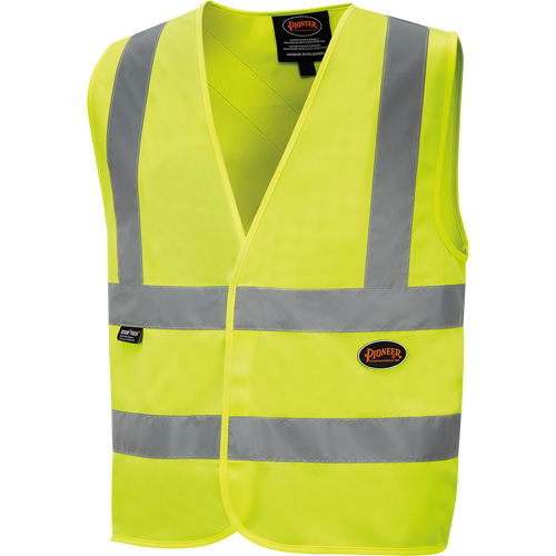 6886 High-Visibility Tricot Safety Vest, High Visibility Lime-Yellow, Small, Polyester Nuna Depot Inc.