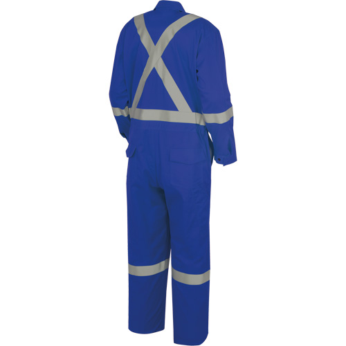 7709AT "The Rock" FR-Tech&reg; High Visibility FR/Arc Rated Coveralls, Size 40 (Tall), Royal Blue, 10 cal/cm² Nuna Depot Inc.