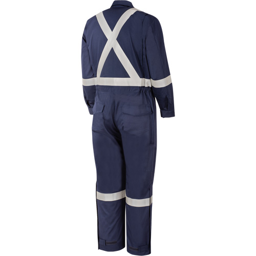 4481T Flash-Gard&reg; FR/Arc Rated Welding Coveralls, 56 (Tall), Navy Blue Nuna Depot Inc.