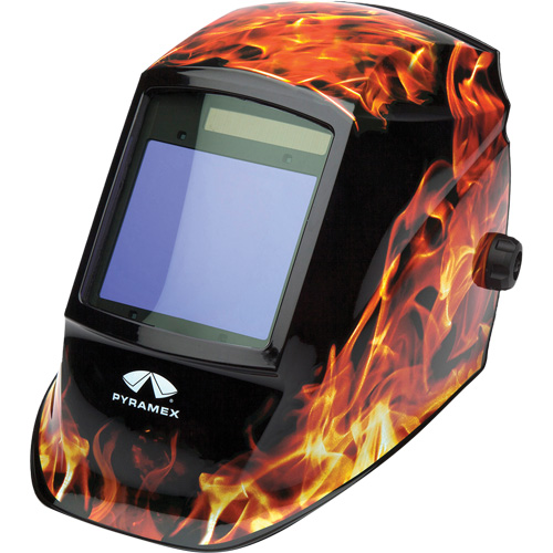 Leadhead&reg; Auto Darkening Welding Helmet, 3.8" L x 3.4" W View Area, 9 - 13 Shade Range Nuna Depot Inc.