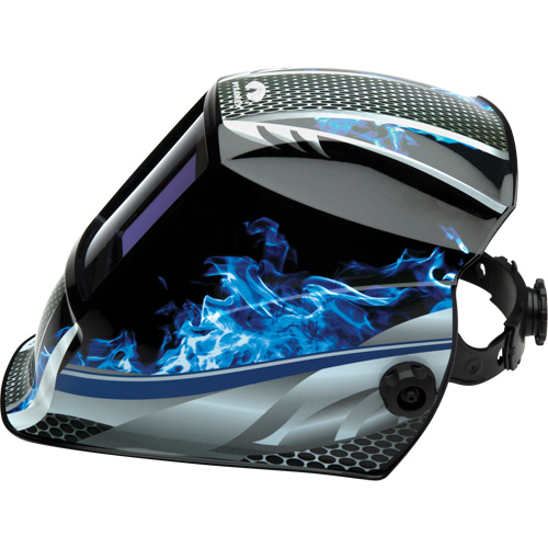 Leadhead&reg; Auto Darkening Welding Helmet, 3.8" L x 3.4" W View Area, 9 - 13 Shade Range Nuna Depot Inc.
