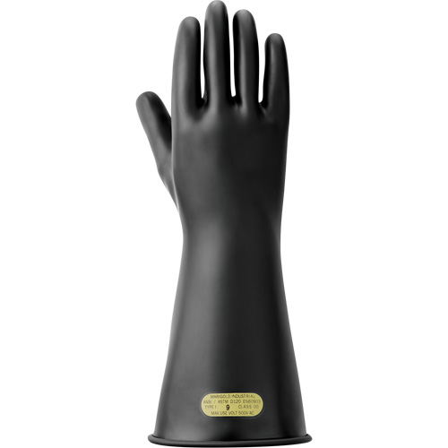 Gants isolants pour travaux &eacute;lectriques, ASTM classe 00, Taille 8,5, 14" lo Nuna Depot Inc.