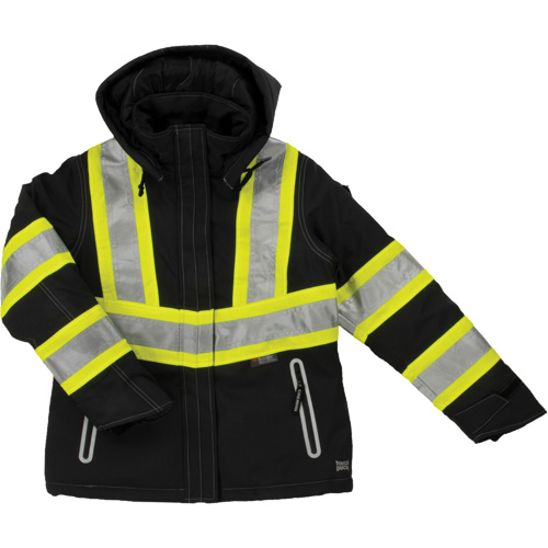 Womens Insulated Flex Safety Jacket, Polyester, Black, Medium Nuna Depot Inc.