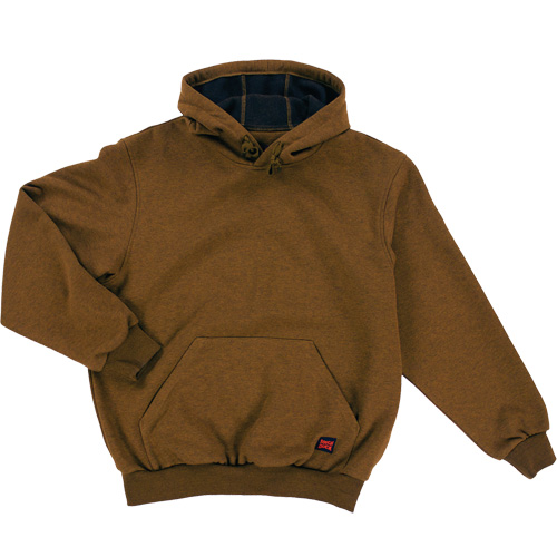 Water Repellent Fleece Pullover Hoodie, Men's, Small, Brown Nuna Depot Inc.
