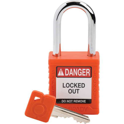 Cadenas de verrouillage Velocity, Orange, Cl&eacute;s diff&eacute;rentes, Nylon, Largeur de 1-1/2" Nuna Depot Inc.
