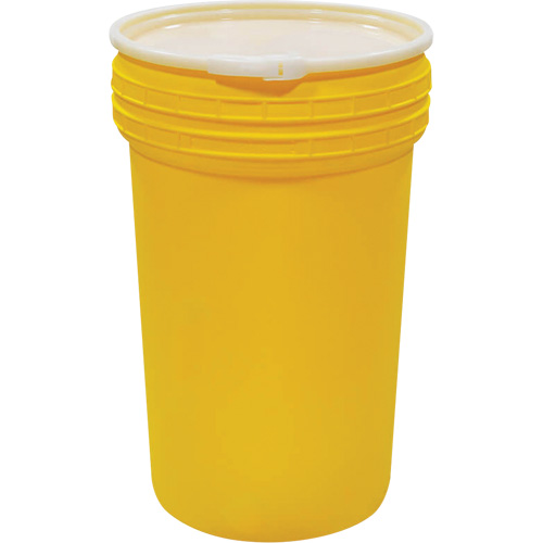 Ensemble de baril emboîtable en plastique pour laboratoire, 55 gal. US, Mobile Nuna Depot Inc.