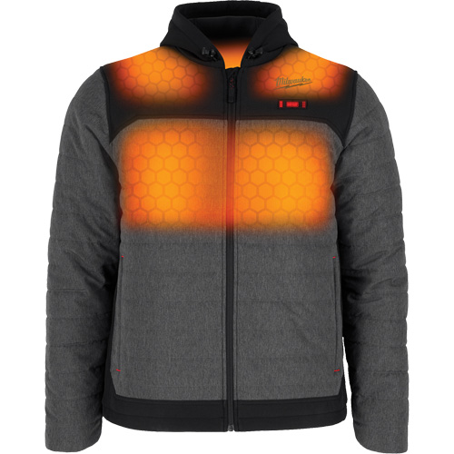 M12 Heated Quietshell Jacket with Battery, Men's, Small, Grey Nuna Depot Inc.