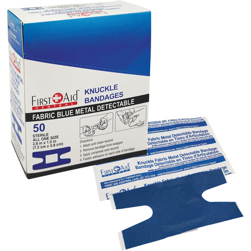 Bandages, Knuckle, Fabric Metal Detectable, Non-Sterile Nuna Depot Inc.