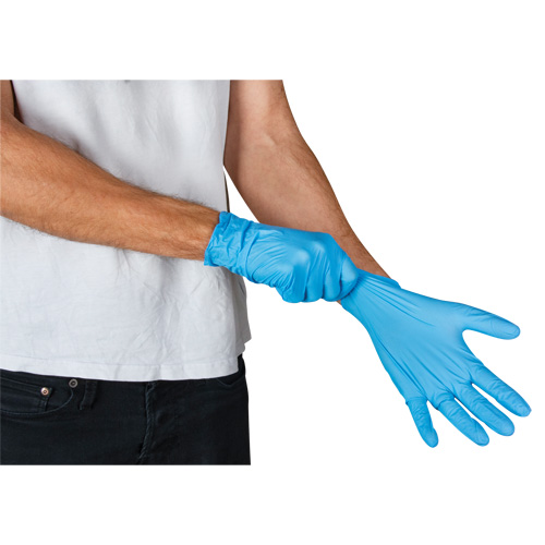 Emballages de gants jetables pour machine distributrice, Petit, Nitrile, 4,5 mils, Sans poudre, Bleu, Classe 2 Nuna Depot Inc.