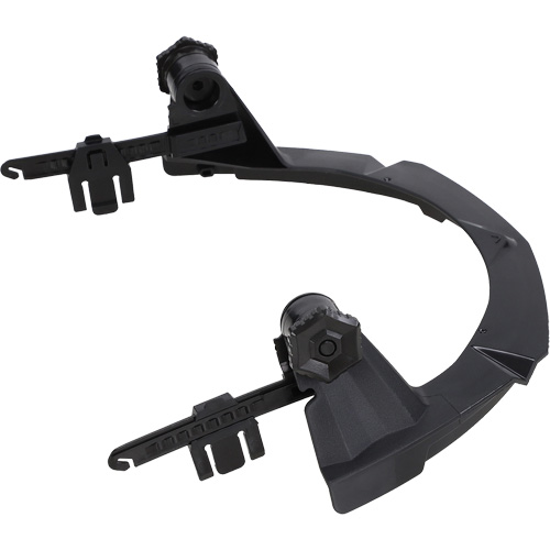 Support PBT V-Gard pour casques MSA &agrave; fente et bordure compl&egrave;te sans contr&ocirc;le des d&eacute;bris Nuna Depot Inc.