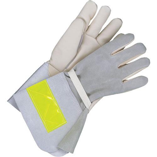 Gants de travail doubl&eacute;s avec poignet de 5", Cuir fleur de vache, Taille 10 Nuna Depot Inc.