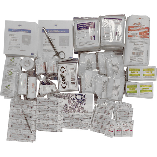 Trousse de premiers soins de base et recharge Shield, R&eacute;pond &agrave; la norme CSA Z1220-17 type 2 environnements &agrave; faible risque, Moyen (26-50 travailleurs) Nuna Depot Inc.