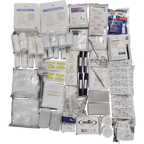 Trousse de premiers soins de interm&eacute;diaire et recharge Shield, R&eacute;pond &agrave; la norme CSA Z1220-17 type 3 environnements &agrave; haut risque, Grand (51-100 travailleurs) Nuna Depot Inc.