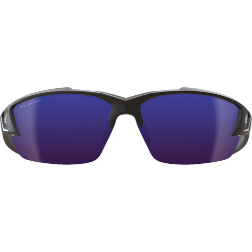 Khor G2 Safety Glasses, Blue Mirror Lens, Anti-Scratch/Polarized, ANSI Z87+/MCEPS GL-PD 10-12/Meets/Exceeds CSA Z94.3 Nuna Depot Inc.