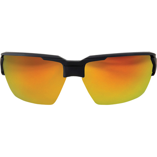 Pumori Safety Glasses, Red/Mirror Lens, Anti-Scratch, ANSI Z87+/MCEPS GL-PD 10-12/Meets/Exceeds CSA Z94.3 Nuna Depot Inc.