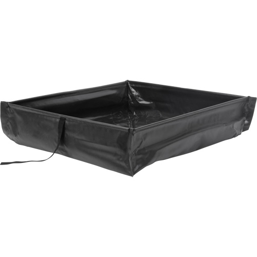 Berme de confinement des d&eacute;versements repliable &agrave; rouler, Capacit&eacute; 15 gal. US, 2' la x 2' lo x 6" h Nuna Depot Inc.