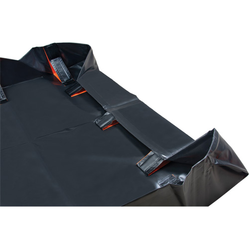 Berme d&eacute;ployable &agrave; mur IBX, Capacit&eacute; 2244 gal. US, 12' la x 25' lo x 12" h, Support &agrave; encliqueter Nuna Depot Inc.