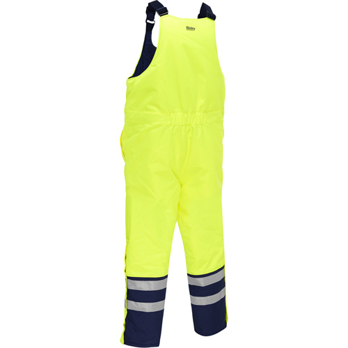 Salopette pour le froid extr&ecirc;me Bisley, Polyester, Petit, Jaune lime haute visibilit&eacute; Nuna Depot Inc.