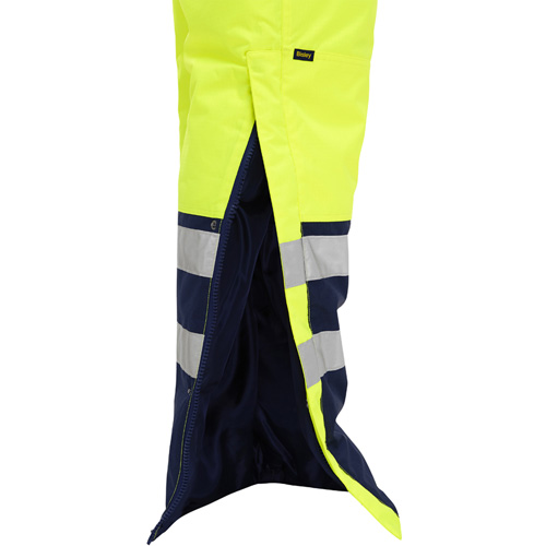 Salopette pour le froid extr&ecirc;me Bisley, Polyester, Petit, Jaune lime haute visibilit&eacute; Nuna Depot Inc.