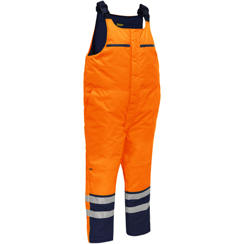 Salopette pour le froid extr&ecirc;me Bisley, Polyester, Petit, Orange haute visibilit&eacute; Nuna Depot Inc.