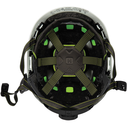 Fibre Metal Climbing Style Safety Helmet, Meets CSA Type 2, Ratchet Suspension, Vented Nuna Depot Inc.