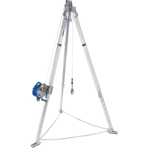 Tr&eacute;pied en aluminium pour espace clos avec cordage de s&eacute;curit&eacute; autor&eacute;tractable tri directionnel 8301098 Nuna Depot Inc.