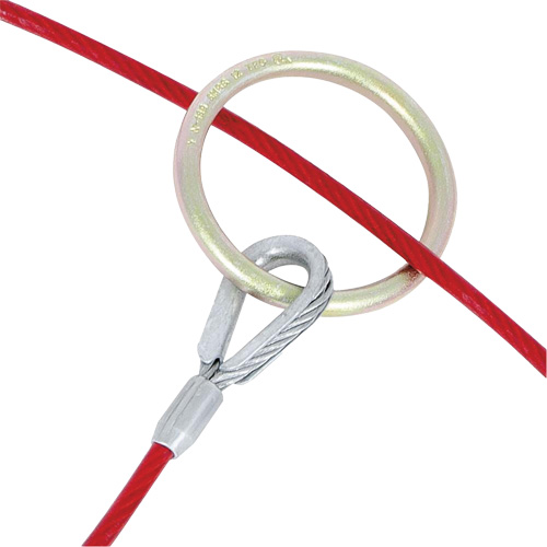 AS-21110-6 6' Cable Anchor with O-Ring Ends, Sling, Permanent Use Nuna Depot Inc.