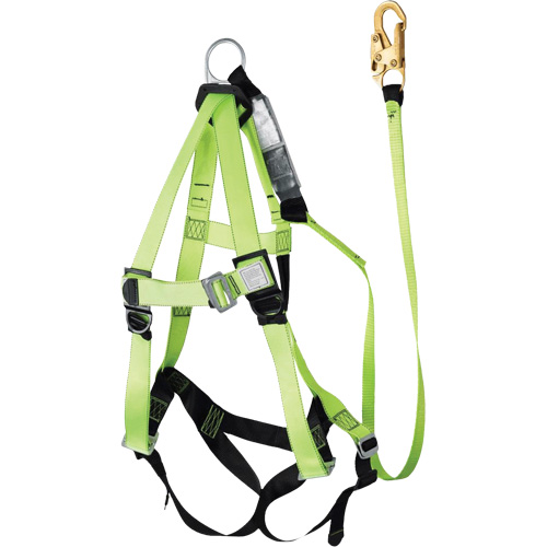 FBH-10000A6440-4 4' Class A Harness & Lanyard with 350 lbs. Capacity, Harness/Lanyard Combo Nuna Depot Inc.
