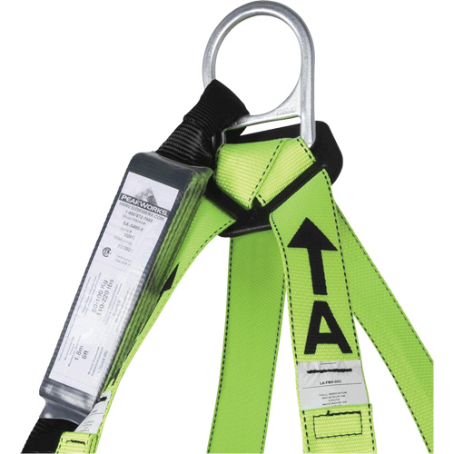 FBH-10000A6440-4 4' Class A Harness & Lanyard with 350 lbs. Capacity, Harness/Lanyard Combo Nuna Depot Inc.