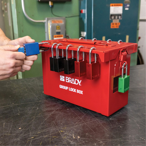 Velocity Plus Safety Lockout Padlock, Orange, Keyed Alike, Aluminum, 1-1/2" Width Nuna Depot Inc.
