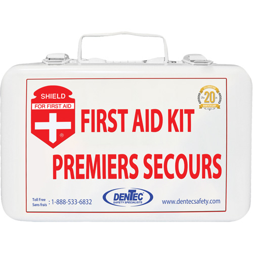 Trousse de premiers soins Shield, R&eacute;pond ou surpasse la norme CSA Z1220-24 type 1 individuelle, Personnel (1 travailleur) Nuna Depot Inc.