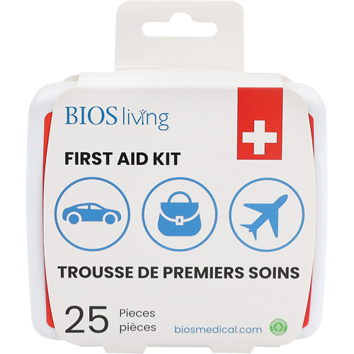 25-Piece Home & Travel First Aid Kit, Plastic B Nuna Depot Inc.