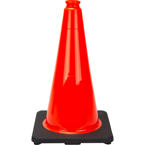 C&ocirc;ne de signalisation de premi&egrave;re qualit&eacute;, 18", Orange Nuna Depot Inc.