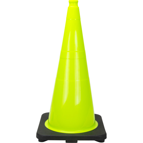 C&ocirc;ne de signalisation de premi&egrave;re qualit&eacute;, 28", Vert lime Nuna Depot Inc.