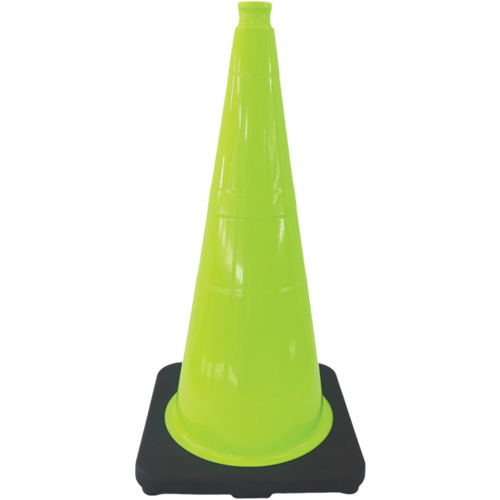 C&ocirc;ne de signalisation de premi&egrave;re qualit&eacute;, 18", Vert lime Nuna Depot Inc.