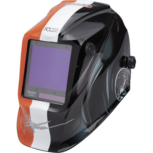 VIKING  3350 Foose Monarch Welding Helmet, 3.74" L x 3.34" W View Area, 5 - 13 Shade Range Nuna Depot Inc.