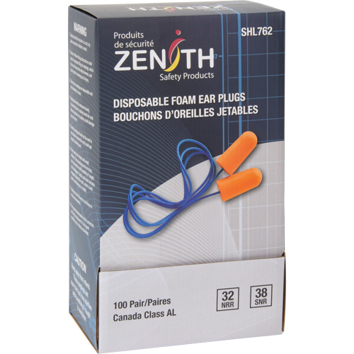 Foam Earplugs, Pair - Polybag, Corded Nuna Depot Inc.