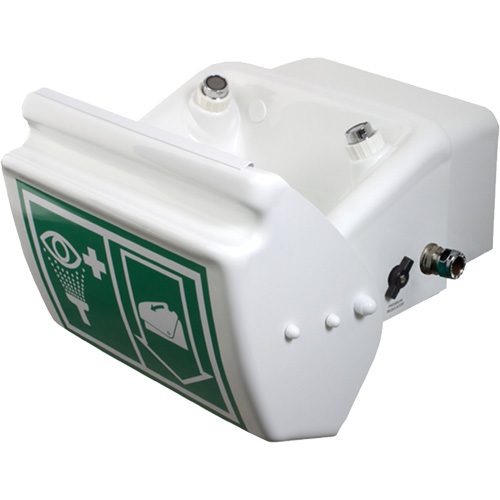 Douche oculaire/faciale, Installation Montage mural, Bol Plastique Nuna Depot Inc.