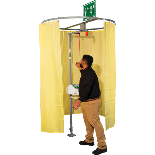 Rideau de s&eacute;curit&eacute; pour douche mont&eacute; sur tube Nuna Depot Inc.