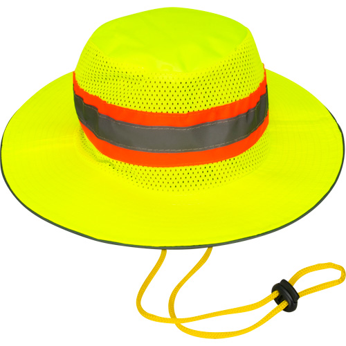 Chapeau de p&ecirc;cheur &agrave; refroidissement par &eacute;vaporation, Lime haute visibilit&eacute; Nuna Depot Inc.
