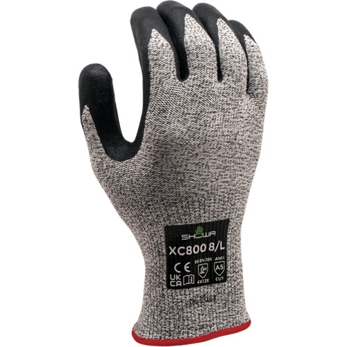 Gants r&eacute;sistants &agrave; la coupe XC800, Taille 6/Petit, Calibre 13, Rev&ecirc;tement Nitrile, Enveloppe en PEHP, ASTM ANSI niveau A5/EN 388 niveau E Nuna Depot Inc.