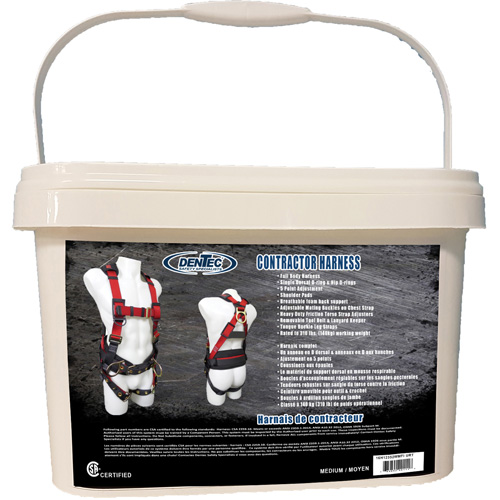 Contractor Safety Harness in Pail, CSA Certified, Class AP, Medium, 352 lbs. Cap. Nuna Depot Inc.