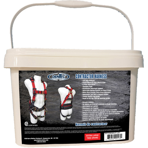 Contractor Safety Harness in Pail, CSA Certified, Class AP, X-Large, 352 lbs. Cap. Nuna Depot Inc.