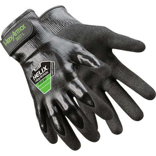 Gants Helix 3027, Taille 6/T-petit, Calibre 21, Rev&ecirc;tement Nitrile, Enveloppe en PEHP, ASTM ANSI niveau A7 Nuna Depot Inc.
