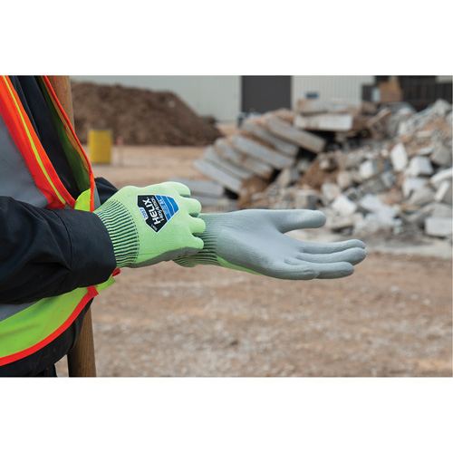 Helix&reg; 2057 Abrasion- & Cut-Resistant Gloves, Size 6/X-Small, 13 Gauge, Polyurethane Coated, HPPE Shell, ASTM ANSI Level A4/EN 388 Level C Nuna Depot Inc.