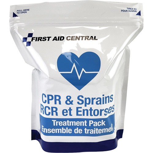 9-Piece CPR & Sprains Refill Pack for Emergency Response First Aid Kit Nuna Depot Inc.