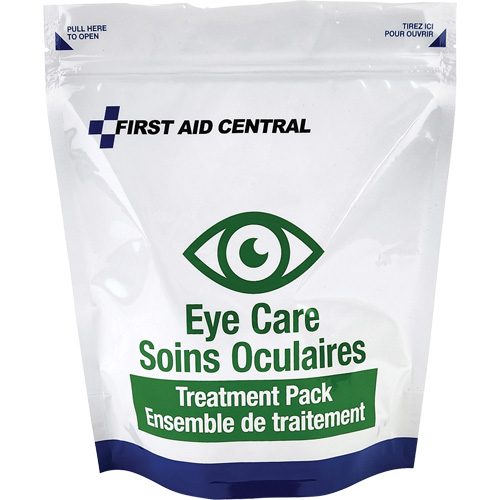 10 articles pour les soins oculaires pour la trousse d'intervention d'urgence de premiers soins Nuna Depot Inc.