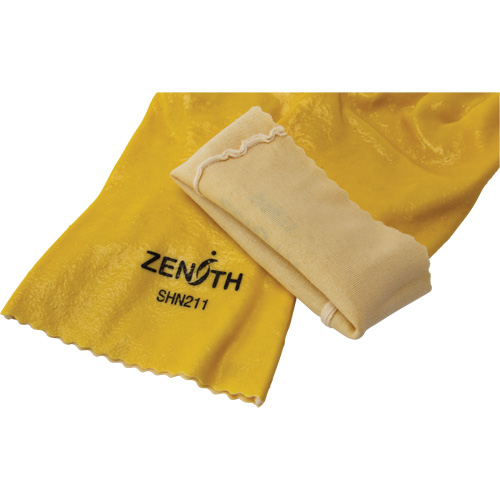 Rough-Finish Chemical-Resistant Gloves, Size 9, 12" L, PVC, Interlock Inner Lining, 47-mil Nuna Depot Inc.